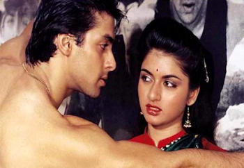 Salman Khan and Bhagyashree Salman Khan and Bhagyashree